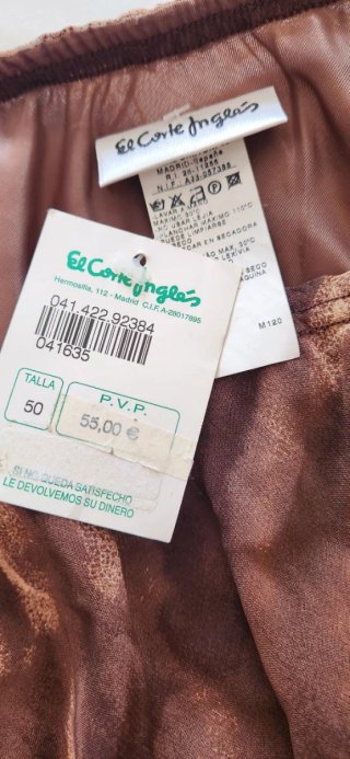 Falda El Corte Inglés volantes estampado