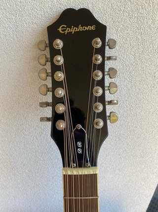 Guitarra Acústica Epiphone 12 Cuerdas DR-212/N