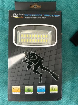 Estabilizador buceo + 2 focos LED