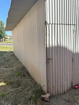Caseta Chapa 40m2 (8x5). Ya viene desmontada.