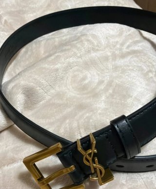 Cintura Saint Laurent 110cm Oro Nero