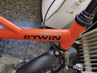 Bicicleta infantil naranja
