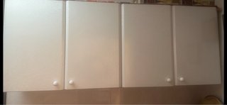 4 armarios de cocina blancos