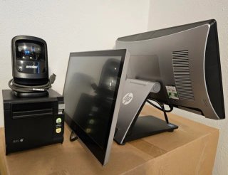 DIEZ TPV HP en Juego completo con impresora, cajon