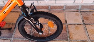 Bici infantil Btwin 16 naranja
