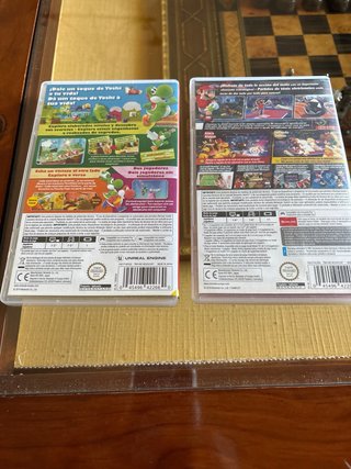 Yoshi's Crafted World Nintendo Switch y Mario Teni