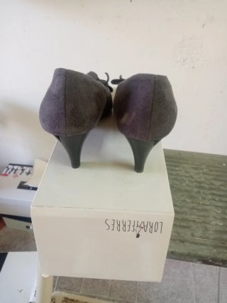 Scarpe eleganti donna Medea nero/grigio