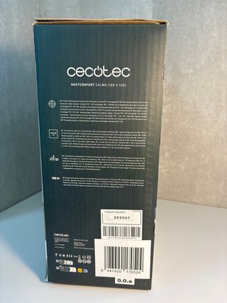 Cecotec Manta Eléctrica 160x130cm Beige