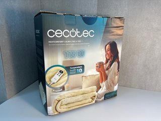 Cecotec Manta Eléctrica 160x130cm Beige