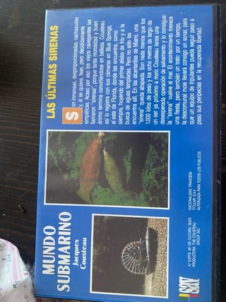 Colección VHS Jacques Cousteau Mundo Submarino