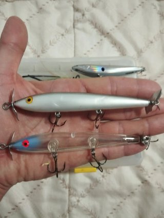 Señuelos topwater pesca yo zuri y hélices