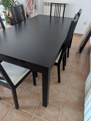 Conjunto Comedor Ikea Mesa Extensible y 8 Sillas