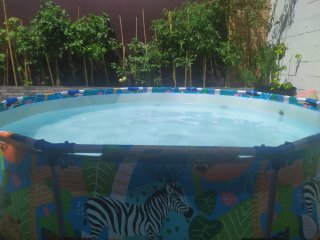 Piscina desmontable con diseño