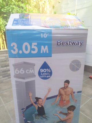 Piscina desmontable con diseño