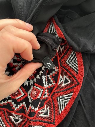 Camiseta Desigual Negra con Estampado Mandala