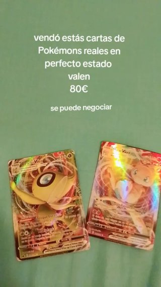 Cartas Pokémon VMAX en perfecto estado