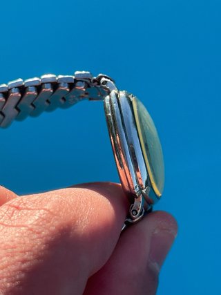 Hamilton Cushion Case 14Kt White Gold Filled