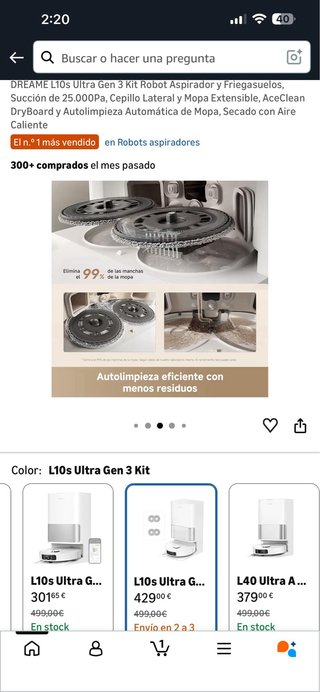 DREAME L10s Ultra Gen 3 Kit Robot Aspirador
