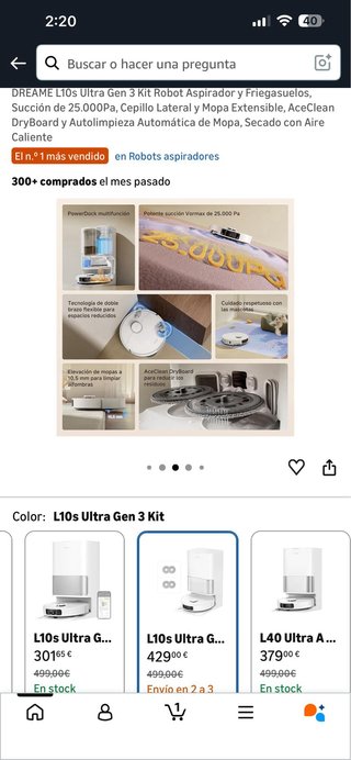 DREAME L10s Ultra Gen 3 Kit Robot Aspirador