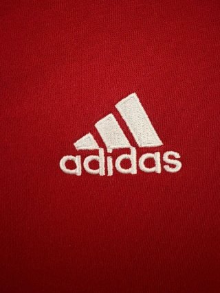 Sudadera Adidas Roja Talla L Fútbol