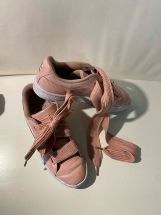 Zapatillas deportivas Puma Rosas con Lazos Anchos