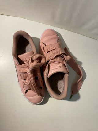 Zapatillas deportivas Puma Rosas con Lazos Anchos