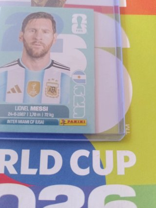 Cromo Messi Mundial 2026 FIFA