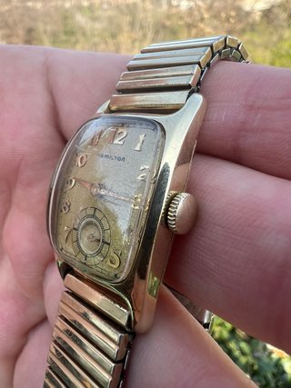 Hamilton Boulton 14K Gold Filled Orologio
