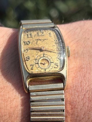 Hamilton Boulton 14K Gold Filled Orologio