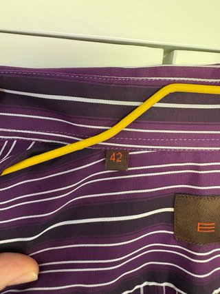 Camisa Etro Milano rayas moradas Talla L
