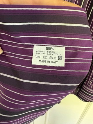 Camisa Etro Milano rayas moradas Talla L
