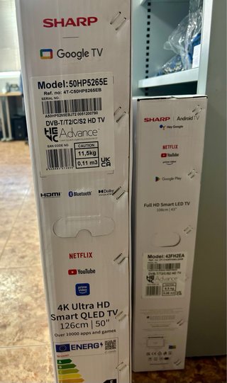 TV SHARP 50 4K (((PRECINTADA y NUEVA)))