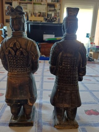 2 Soldati Terracotta Cinesi Guerrieri
