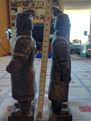 2 Soldati Terracotta Cinesi Guerrieri