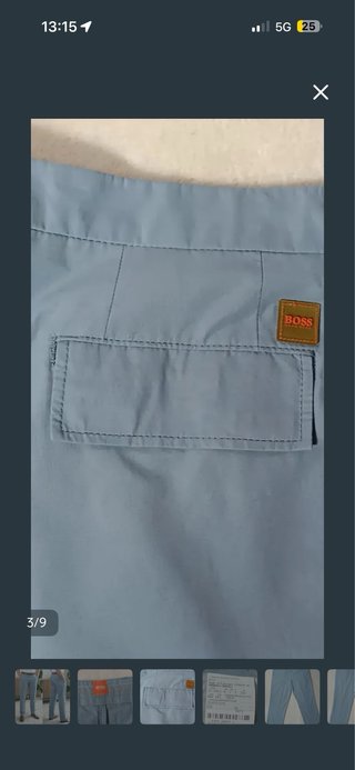 Pantalón Hugo Boss Talla 54 Azul