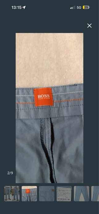 Pantalón Hugo Boss Talla 54 Azul