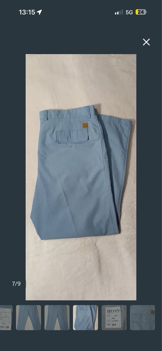 Pantalón Hugo Boss Talla 54 Azul