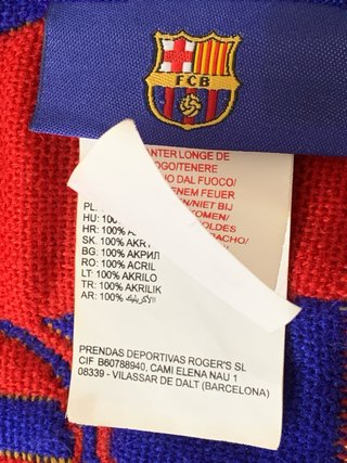 Bufanda FCBarcelona Messi