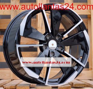 8813 JUEGO DE 4 LLANTAS SKODA BLACK METAL r477315