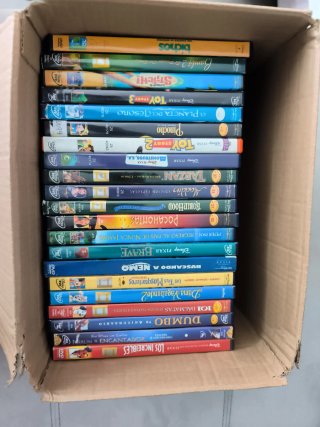 21 DVDs Disney Clásicos