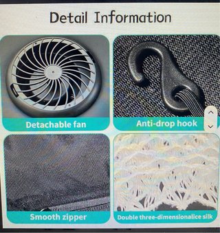 Fondello ventilato per seggiolino auto
