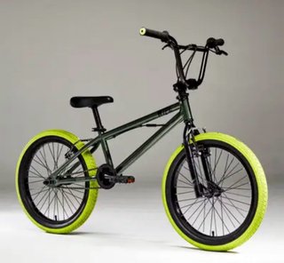 Bicicleta BMX verde