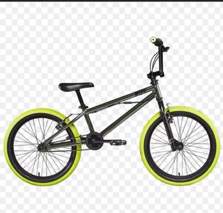 Bicicleta BMX verde