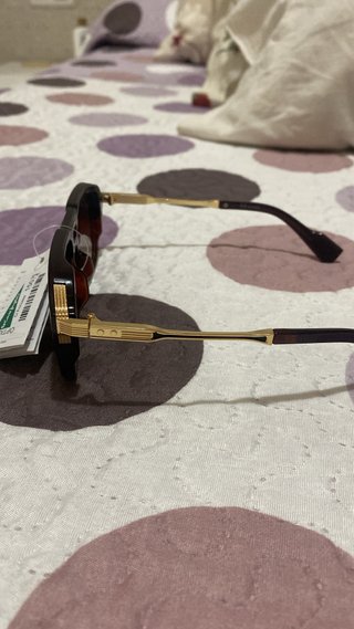 Gafas de sol Tom Ford Marrón y Dorado con funda.