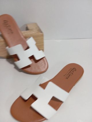 Ciabatte donna Costiera vera pelle Made in Italy