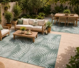 2 Alfombras Exterior Nuevas 120x180