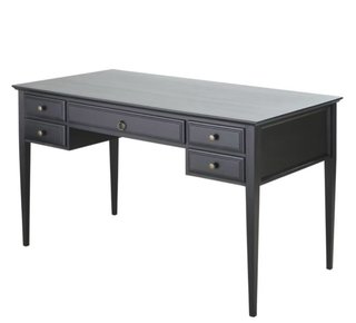 Escritorio elegante de madera negro
