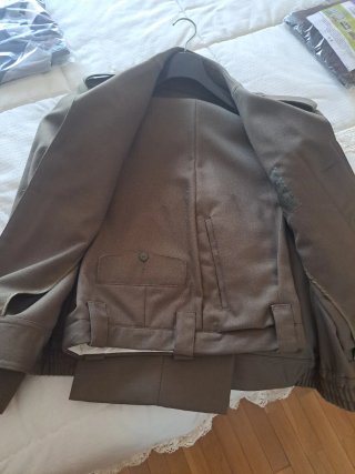 Traje militar verde