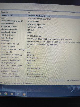Ordenador portátil Lenovo Negro