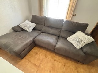 Sofá modular con chaiselongue